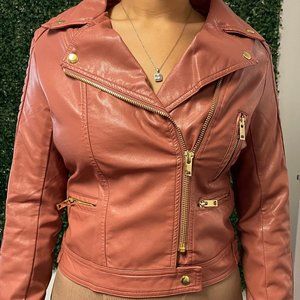 Faux Leather Jacket